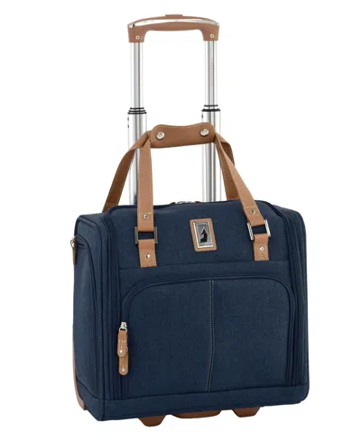 London Fog Wallington 15" Under The Seat Bag In Denim