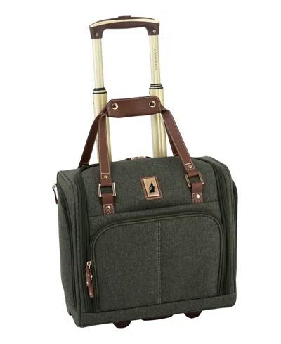 London Fog Wallington 15" Under The Seat Bag In Moss