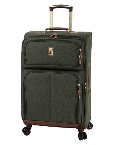 London Fog Wallington 25" Expandable Spinner In Moss