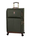 London Fog Wallington 29" Expandable Spinner In Moss