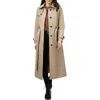 London Fog Water Resistant Belted Trench Coat In Stone