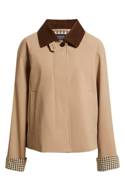 London Fog Water Resistant Jacket In Gray