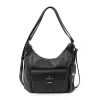 London Fog Willow Hobo Bag In Black