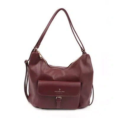 London Fog Willow Hobo Bag In Red