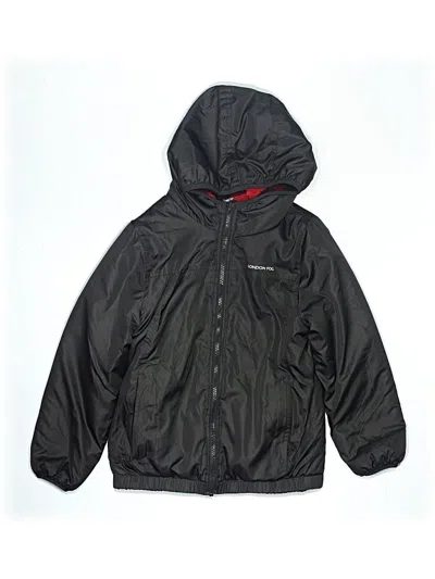 Pre-owned London Fog Kids' Windbreaker Jacket In Black