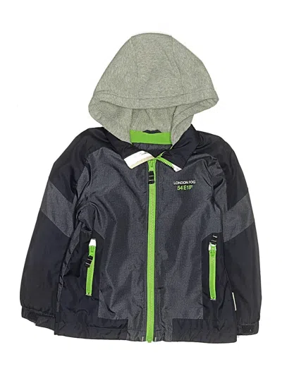 Pre-owned London Fog Kids' Windbreaker Jacket In Gray