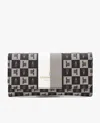 London Fog Women's Lara Signature Flap Wallet In Bblack In Multi