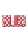 London Fog Women's Lara Signature Flap Wallet In Brick In Red