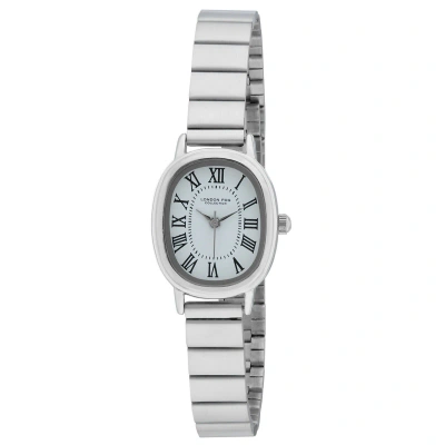 Pre-owned London Fog Women's Somerset Oval 22mm Bracelet Watch (lf050) In Silver