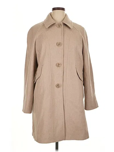 Pre-owned London Fog Wool Coat In Brown