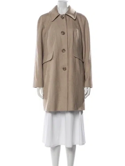 Pre-owned London Fog Wool Coat In Neutral
