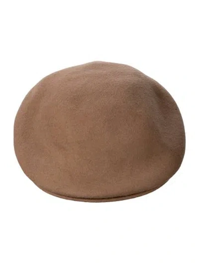 Pre-owned London Fog Wool Newsboy Cap In Neutral