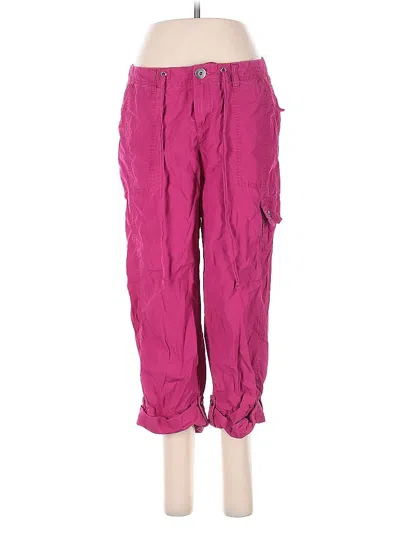 Pre-owned London Jean Cargo Pants In Pink