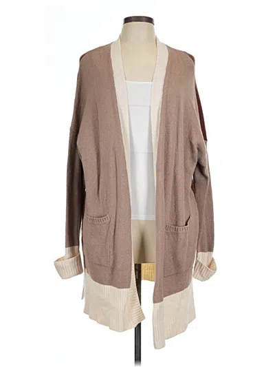 Pre-owned London Kaye Cardigan Sweater In Brown