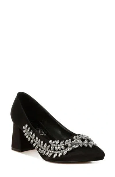 London Rag Abatina Embellished Pump In Black