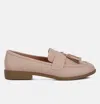 London Rag Alibi Tassels Detail Loafers In Beige