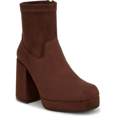 London Rag Antbera Platform Bootie In Brown