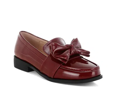 London Rag Araminta Loafer In Burgundy