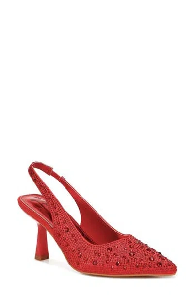 London Rag Ararki Crystal Slingback Pump In Red