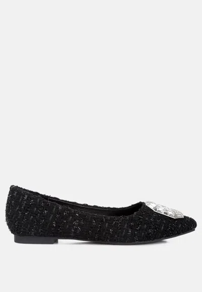 London Rag Aria Flat In Black