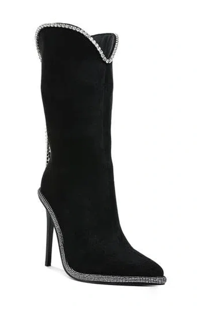 London Rag Ashipa Western Boot In Black