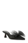 London Rag Asma Bow Embellished Kitten Heel Mule