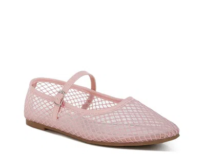 London Rag Averona Mary Jane Flat In Pink