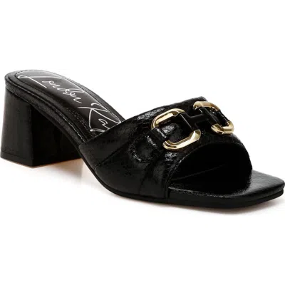 London Rag Bellamy Mule Sandal In Black