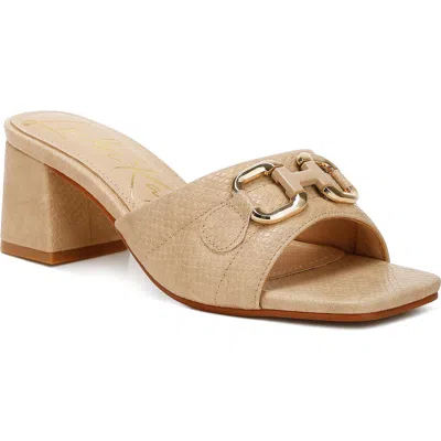 London Rag Bellamy Mule Sandal In Neutral