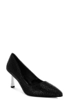 London Rag Benjamins Rhinestone Pump In Black