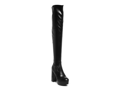London Rag Bubble Overtheknee Boot In Black