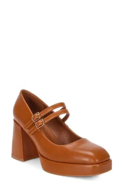 London Rag Cabota Leather Mary Jane Sandal In Brown