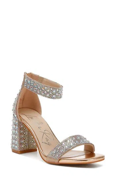 London Rag Cady Embellished Sandal In Gold