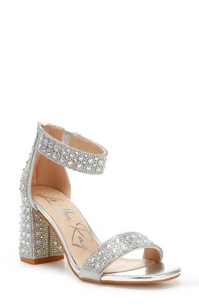 London Rag Cady Embellished Sandal In Gray