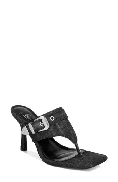 London Rag Camden Thong Sandal In Black
