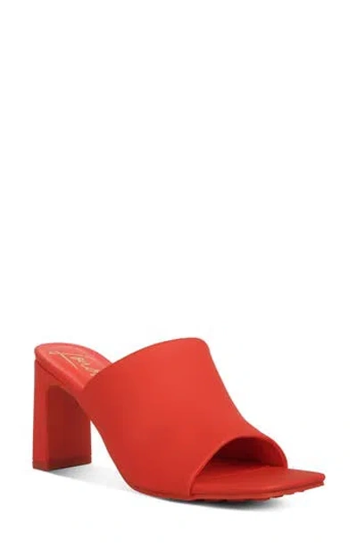 London Rag Cannes Slide Sandal In Red