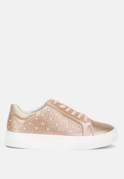 London Rag Cristals Sneakers In Beige