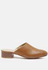 London Rag Daelia Solid Low Heel Mules