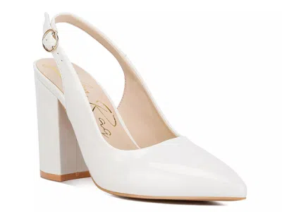 London Rag Dalaney Pump In White
