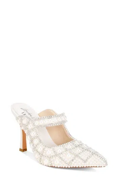 London Rag Dalston Pointed Toe Mule In Multi