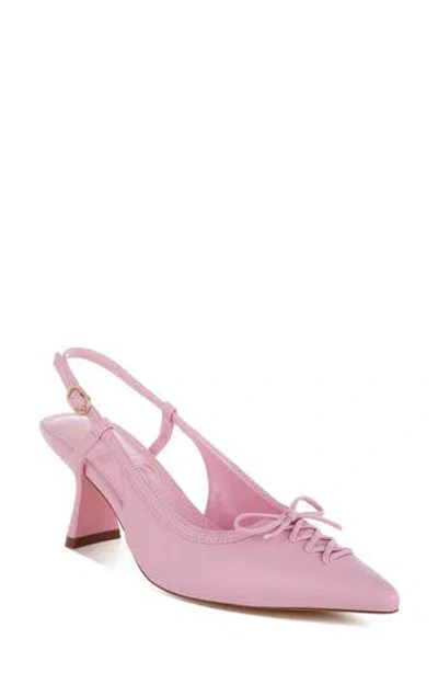 London Rag Danvers Pointed Toe Slingback Pump In Pink