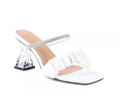 London Rag Date Look Sandal In White
