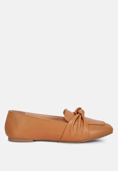 London Rag Denali Recycled Faux Leather Flat Loafers In Multi