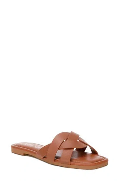 London Rag Dickery Slide Sandal In Brown