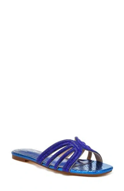 London Rag Dindy Embellished Slide Sandal In Blue