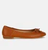 London Rag Enchanted Faux Leather Casual Ballerinas In Brown