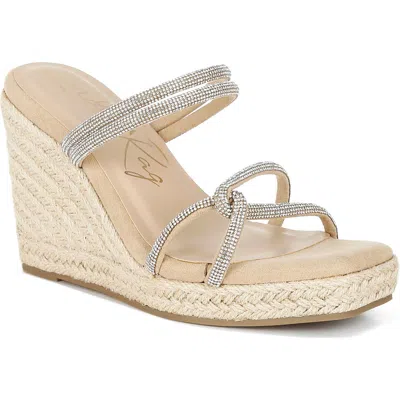 London Rag Enocha Espadrille Wedge Sandal In Pink