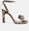 London Rag Etherium Bow With Heeled Sandals In Brown