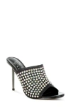 London Rag Farasha Rhinestone Pump Sandal In Black
