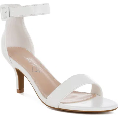 London Rag Ferduda Ankle Strap Sandal In White